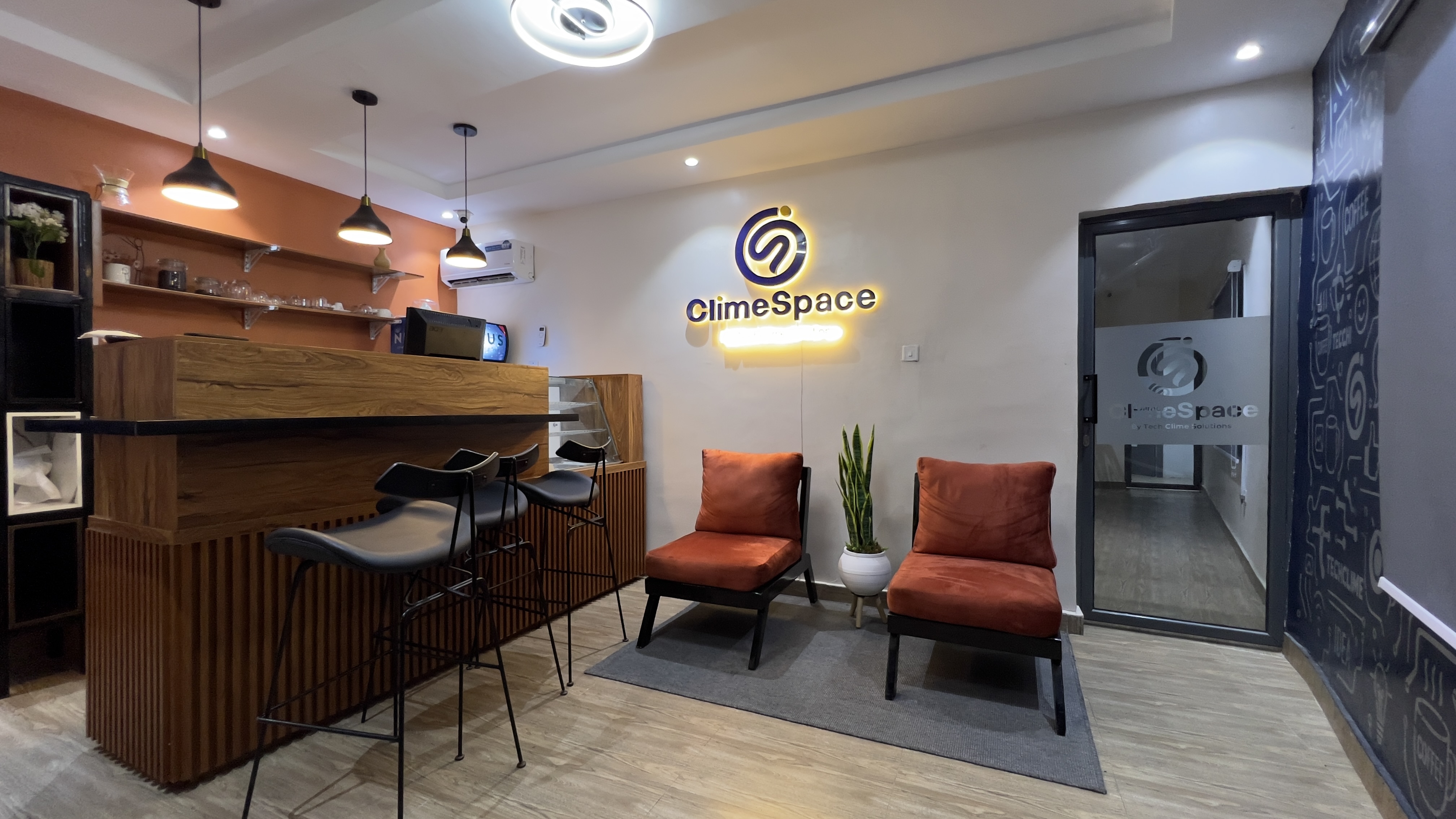 Modern coworking space